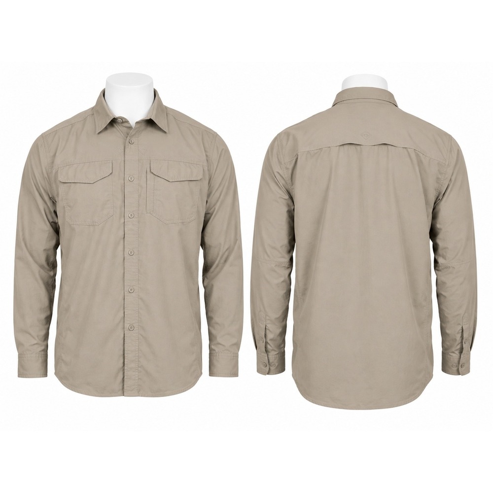 First Tactical Specialist Long Sleeve Tactical Shirt Khaki M Regular 111003